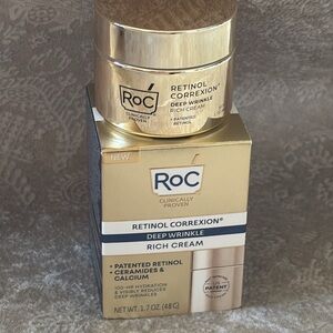 Brand New RoC RETINOL CORREXION DEEP WRINKLE RICH CREAM Moisturizer 100 HR